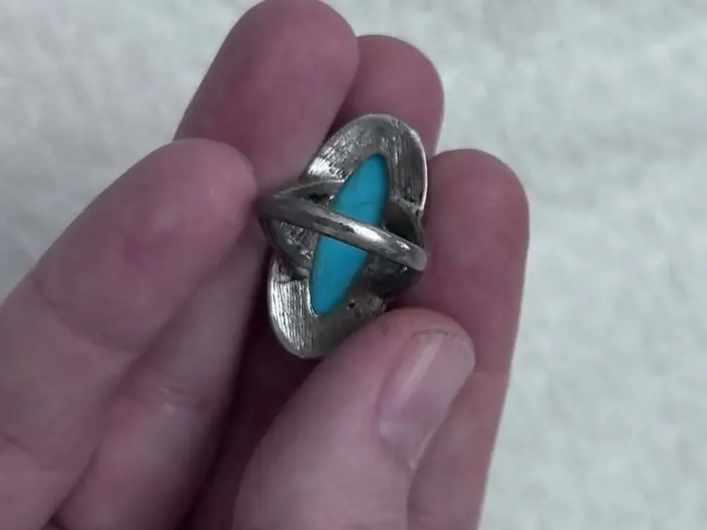 Canyon Sanctuary Blue Turquoise Statement Ring
